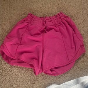 Lululemon Athletica Magenta Athletic Shorts
